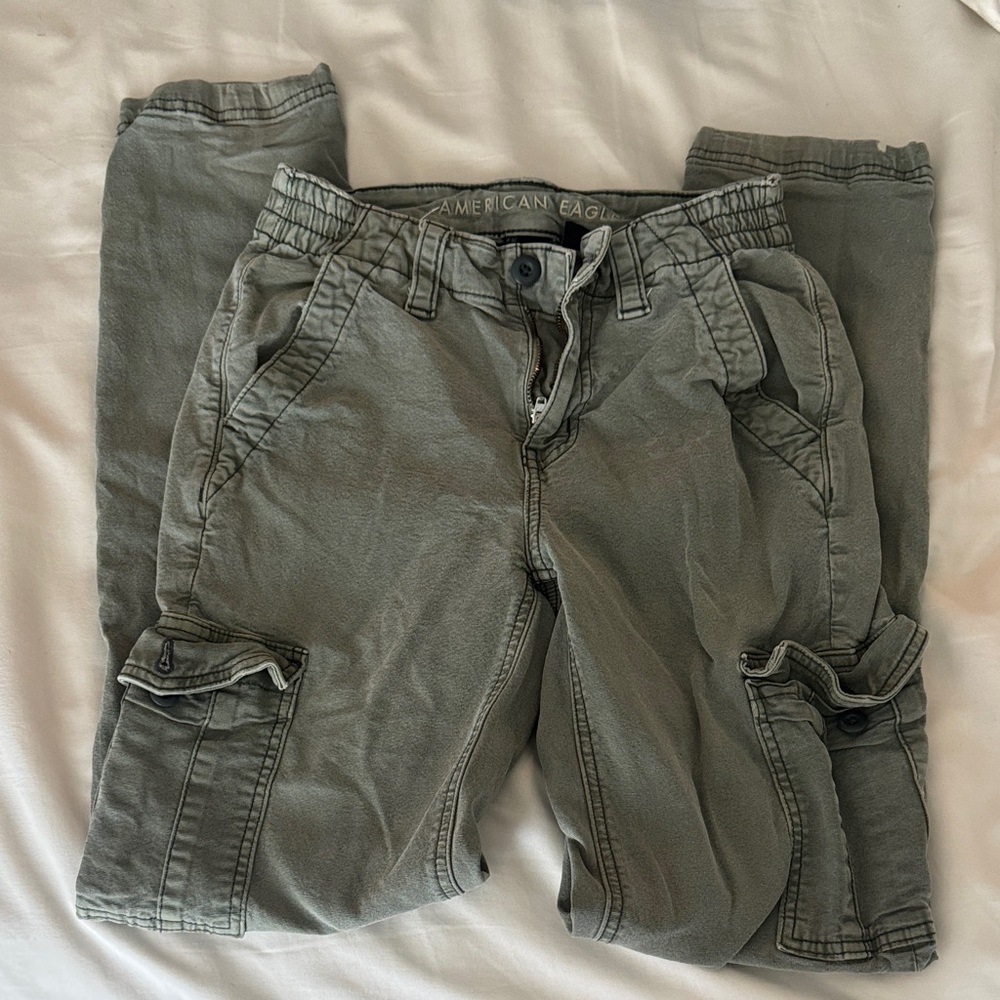 American Eagle Outfitters Women’s Cargo Pants - Olive